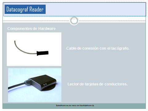Componentes necesarios para las lecturas